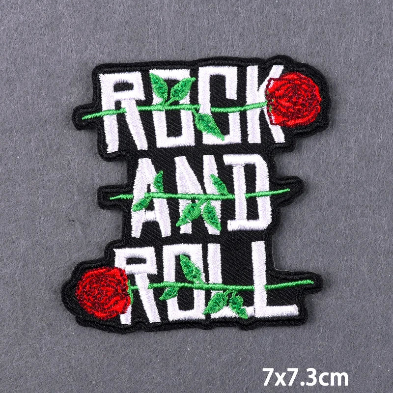 Warning Letters Embroidery Patches For Jeans Good Vibes Iron On Patch Thermoadhesive Patches For Clothes