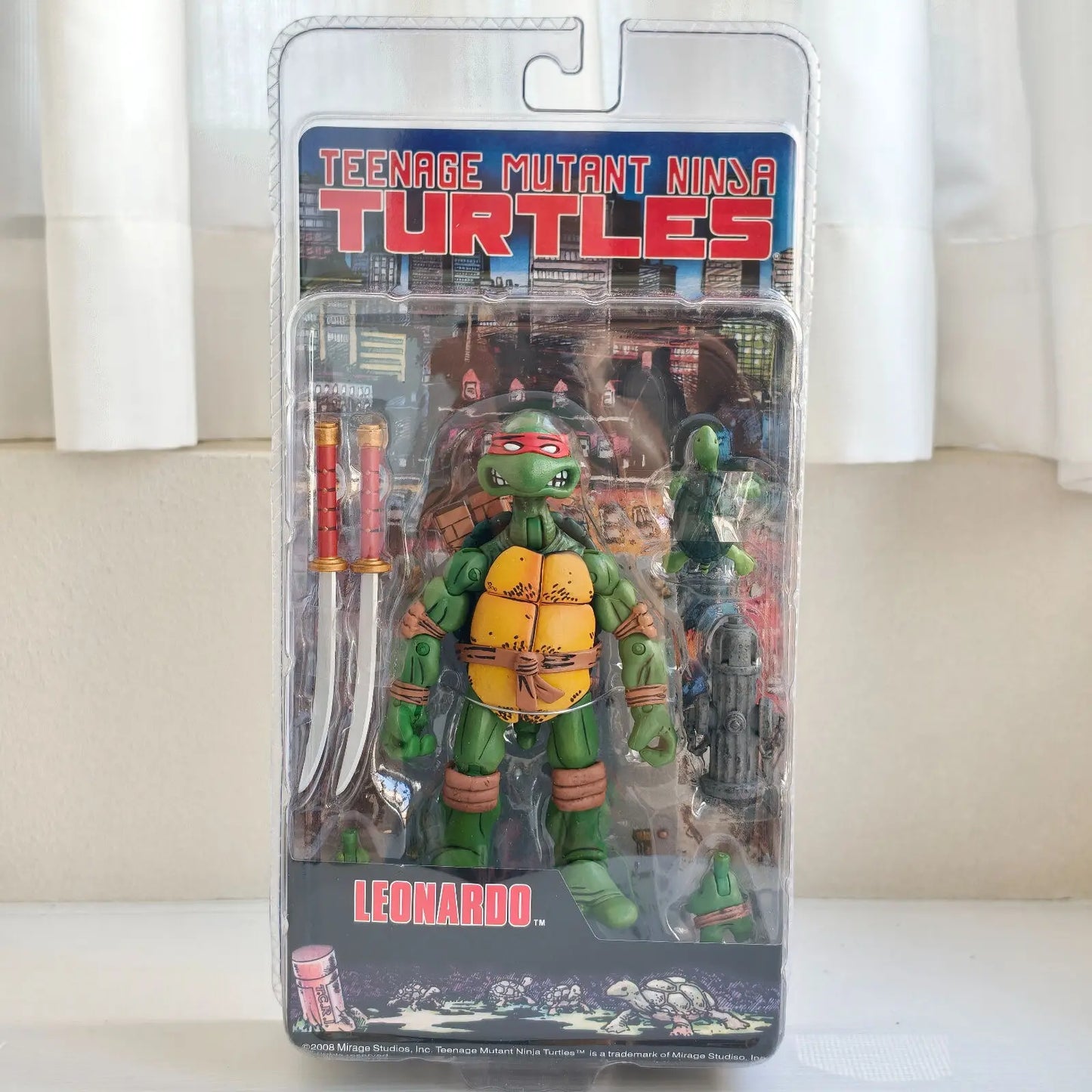 Leonardo Leads Turtles Figures Pizza Club Turtles Anime Action Figure
