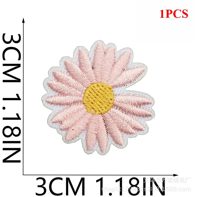 Exquisite Flower Embroidery Patch Sticker Bag Decoration Butterfly Bee Cloth Sticker