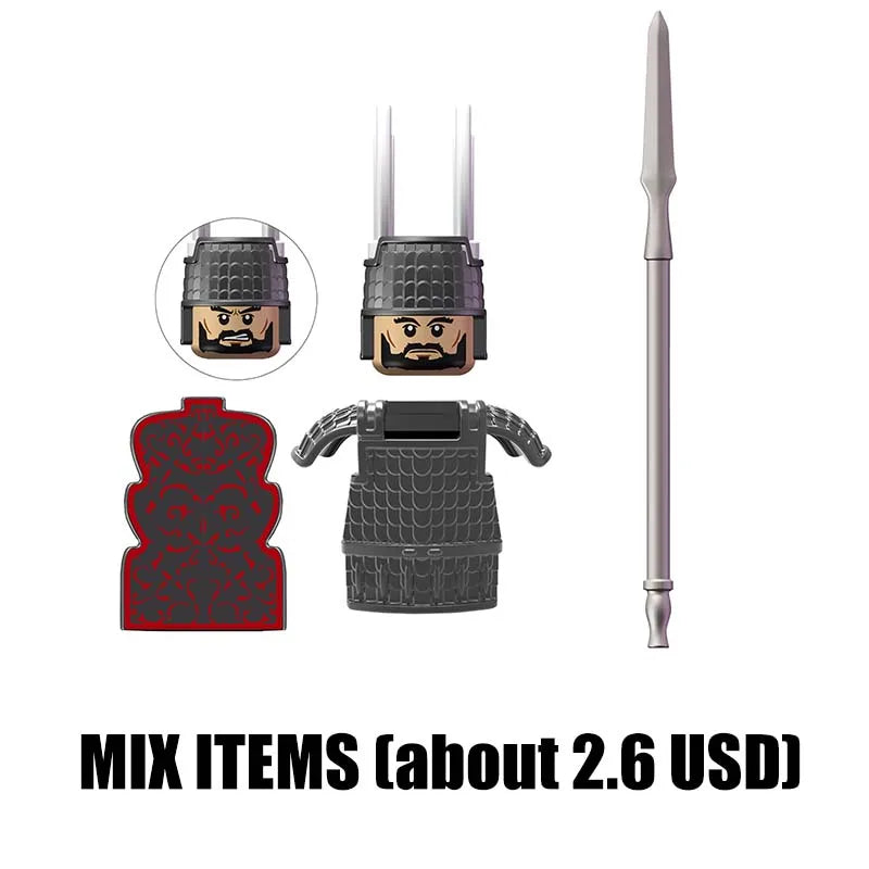 Mix Items Building Blocks Toys for Children Single