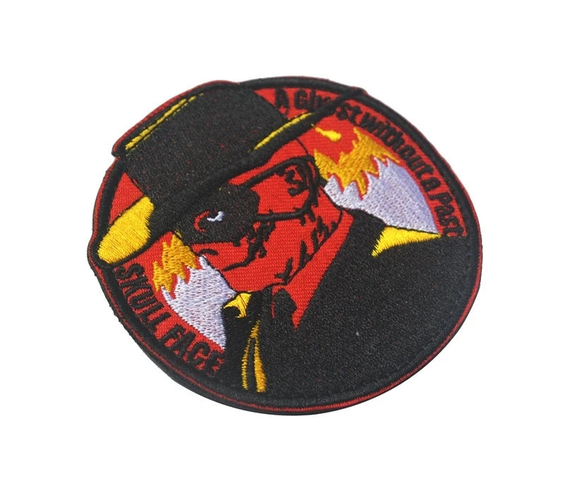 Metal Gear Solid MGS 5 Diamond Dogs Special Force Group Ghost Embroidered Patch