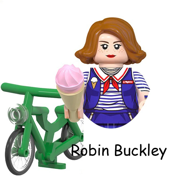 The Terrible Movie Upside Down Dustin Mike Lucas Will Eleven Model Building Blocks