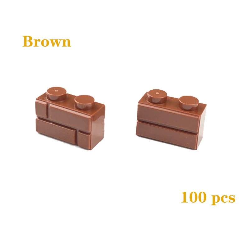 Building Blocks Figures City MOC Thick Wall Bricks Educational Creative Toys for Children