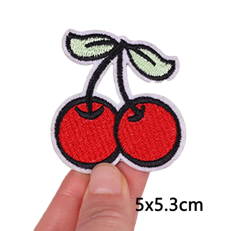 Cartoon/Food Patch Small Animal Embroidery Patches On Clothes DIY Iron On Patches For Clothing