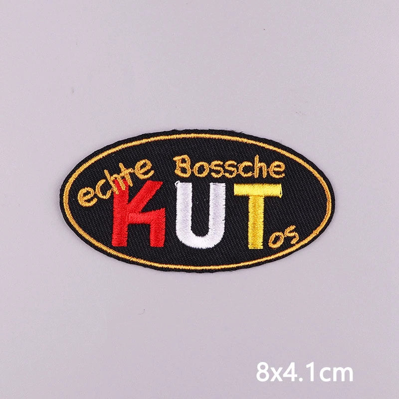 Netherland Oeteldonk Carnival Iron On Patches For Clothes Oeteldonk Embroidery Patch