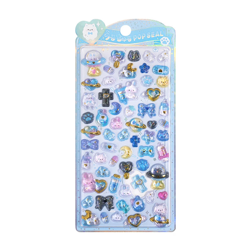 Japanese Style Mini Sweet Drop 3D Relief Stickers Scrapbooking DIY Journaling Stationery