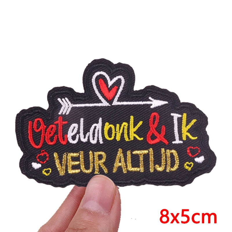 Netherland Embroidery Patches Netherland Carnival Patch Iron On Patches For Clothing