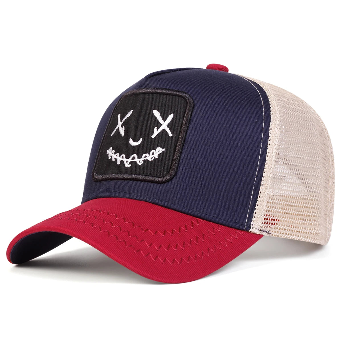 Unisex Embroidered Mesh Baseball Cap – Adjustable Sports Hat