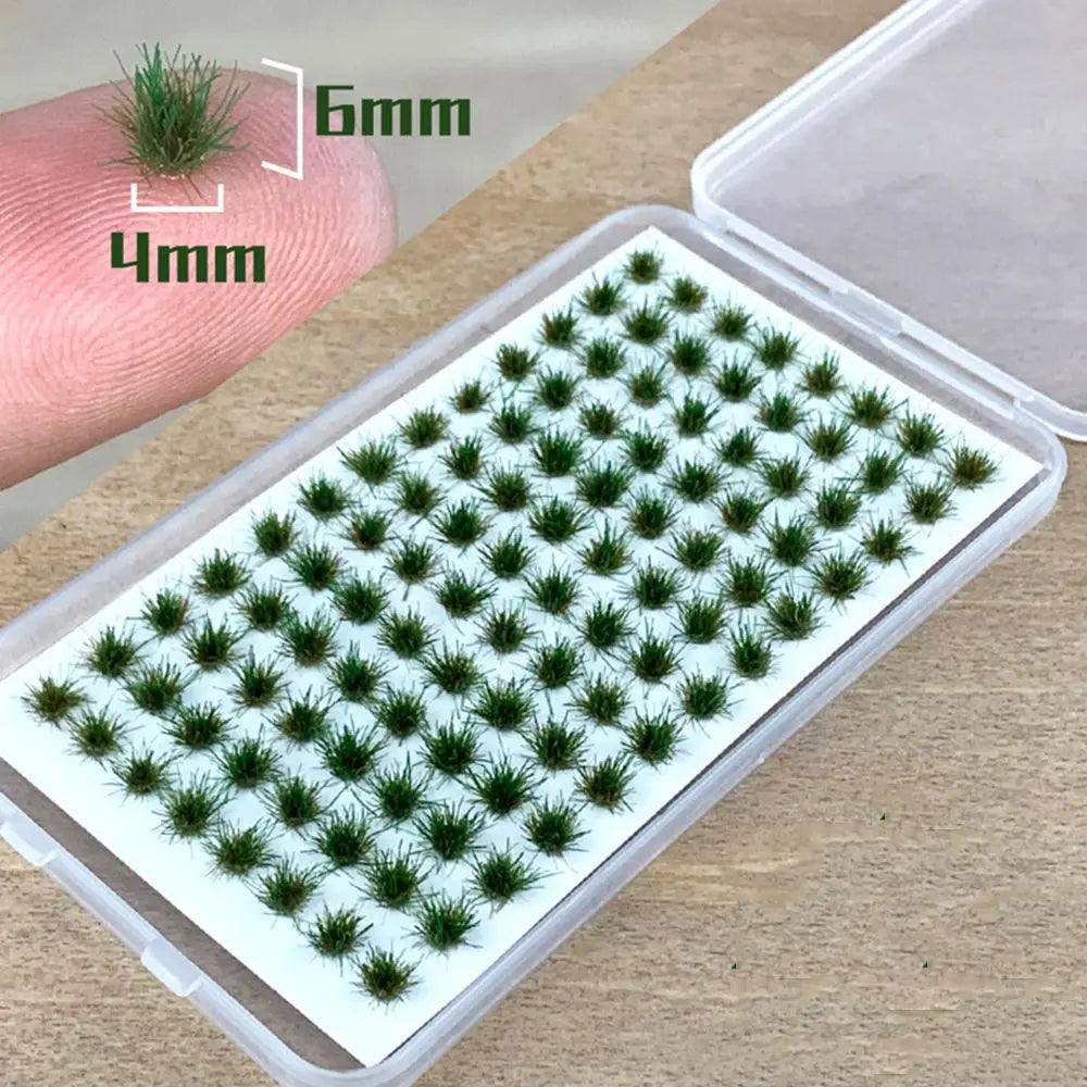 Grass Nest Model Sand Scene DIY Material Realistic Grass Tuft Miniature Grass Bushes Plant Cluster Scenery