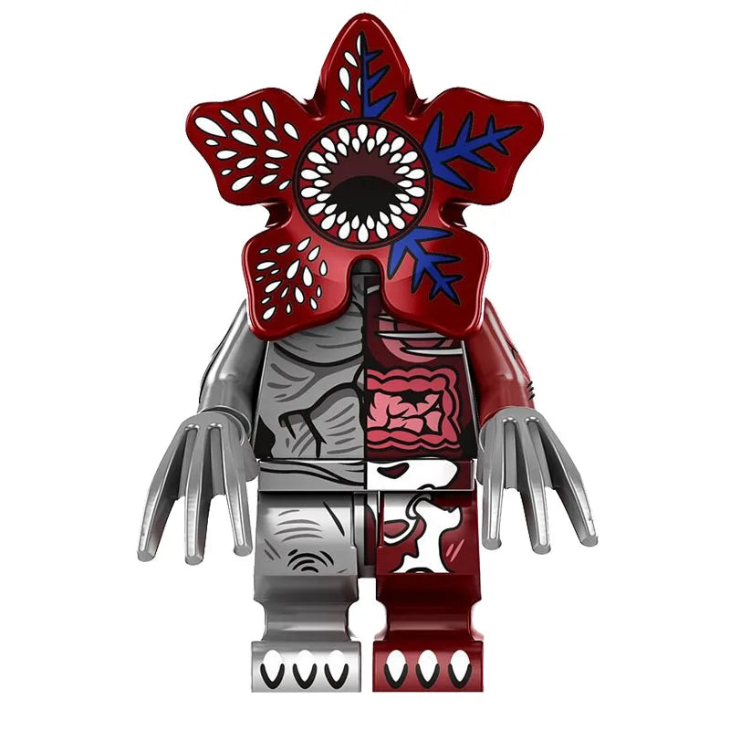 4Pcs/Set The Horrible Movie Dustin Mike Vecna Will Eleven Model Figure Blocks Construction Bricks Toys