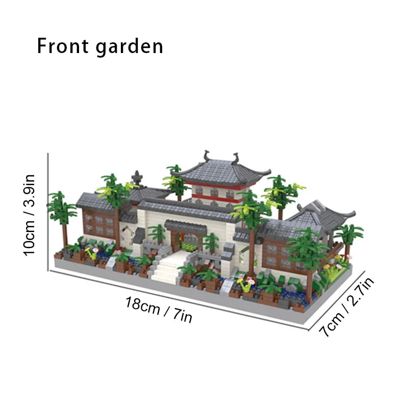 Suzhou Garden Puzzle Micro Particle Assembly Type Building Blocks