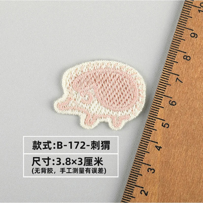 20pc Cartoon Embroidered Fabric Patch Hair Woolen Sweater Accessories