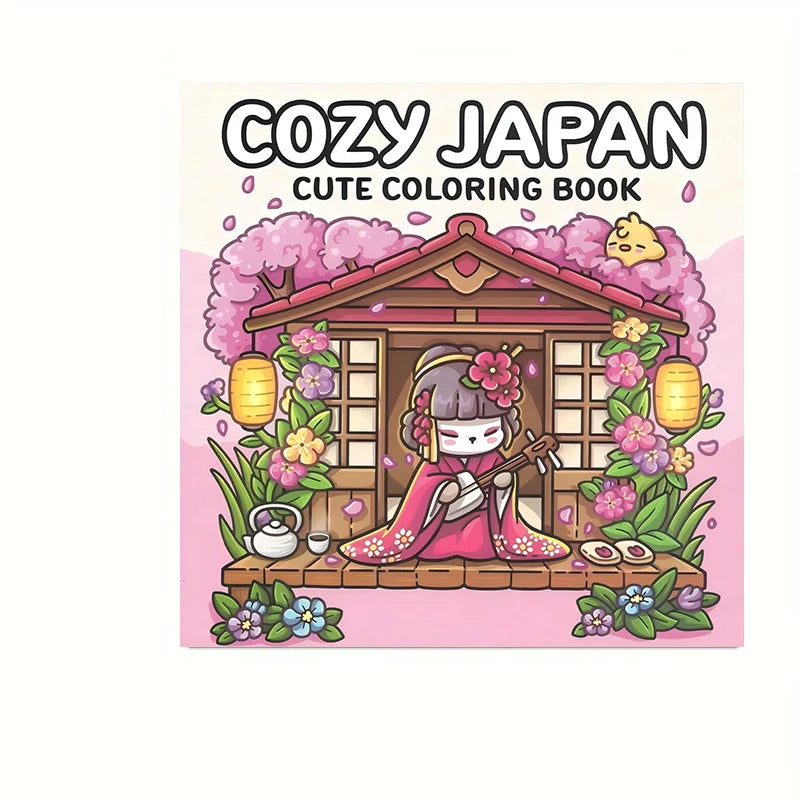 28 Pages Cozy Style Coloring Book for Adult