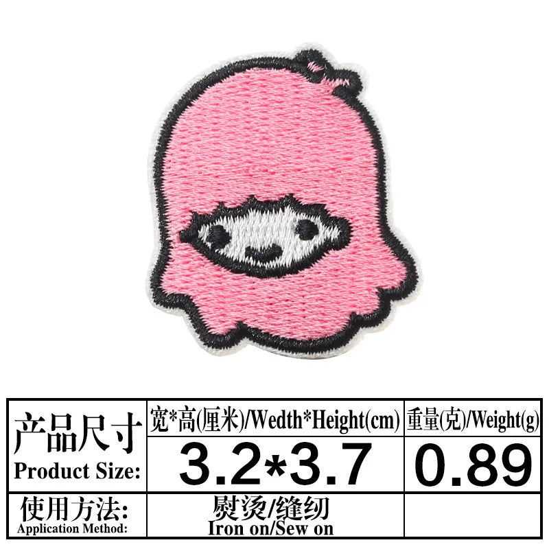 Sanrio Kawaii Embroideried Iron on Patches