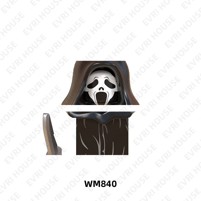 Horror Movie Mini Action Figures Bricks