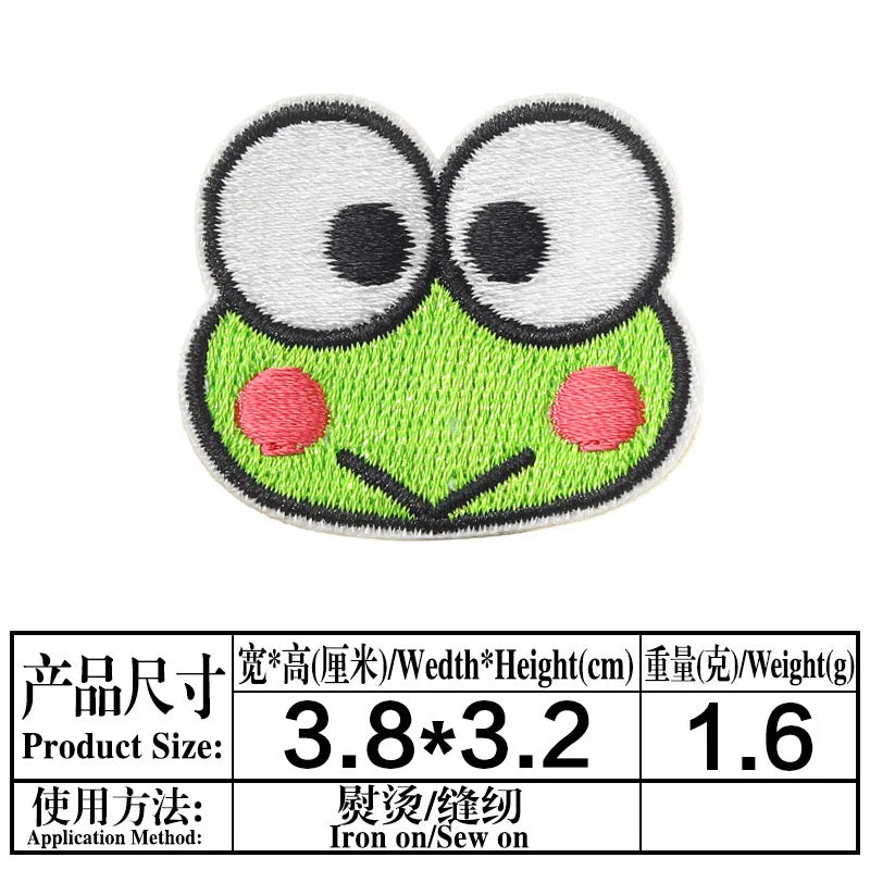 Sanrio Kawaii Embroideried Iron on Patches