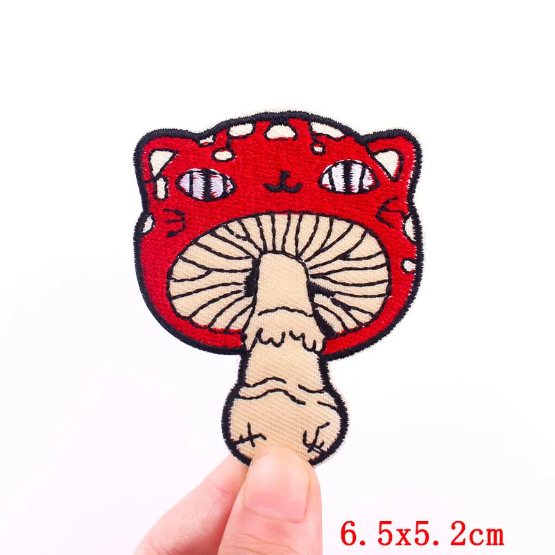 Cartoon/Food Patch Small Animal Embroidery Patches On Clothes DIY Iron On Patches For Clothing