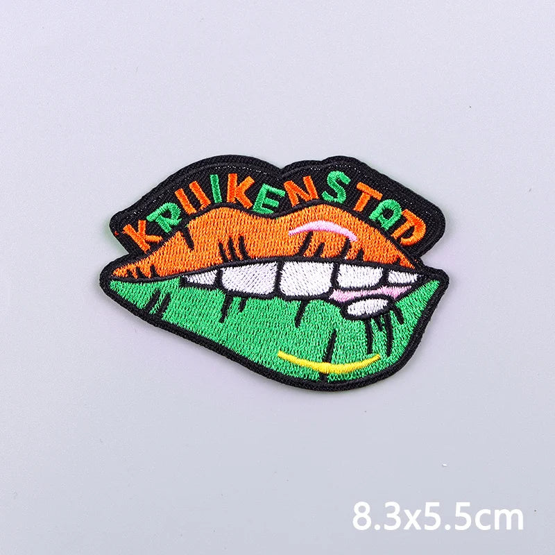 Netherland Carnival Patches Kruikenstader Emblem Embroidery Patches For Clothing Sew On