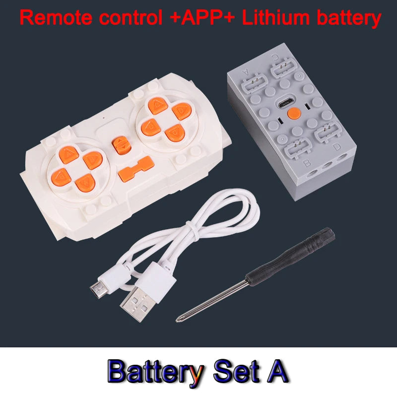 Technical Electronic Building Block MOC Refit Accessories Micro-motor RC Power Functions Parts