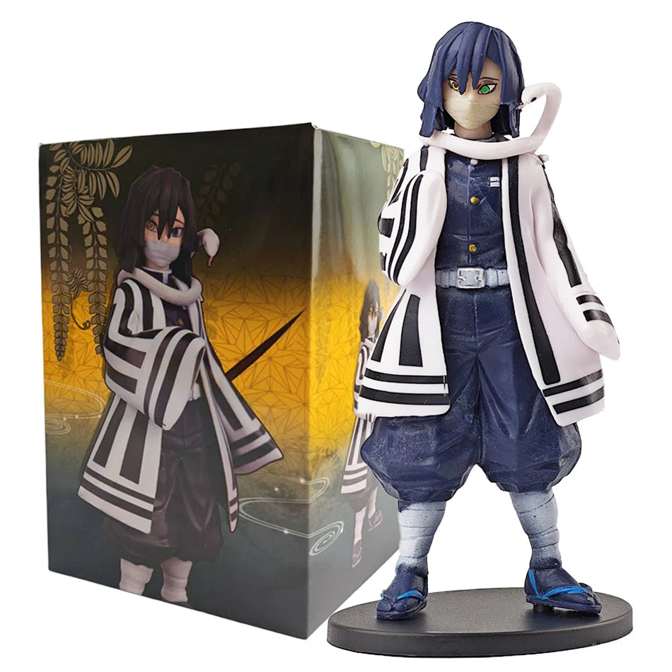 Demon Slayer Anime Action Figure - Kamado Tanjirou with Agatsuma Zenitsu And Nezuko PVC Model Toys