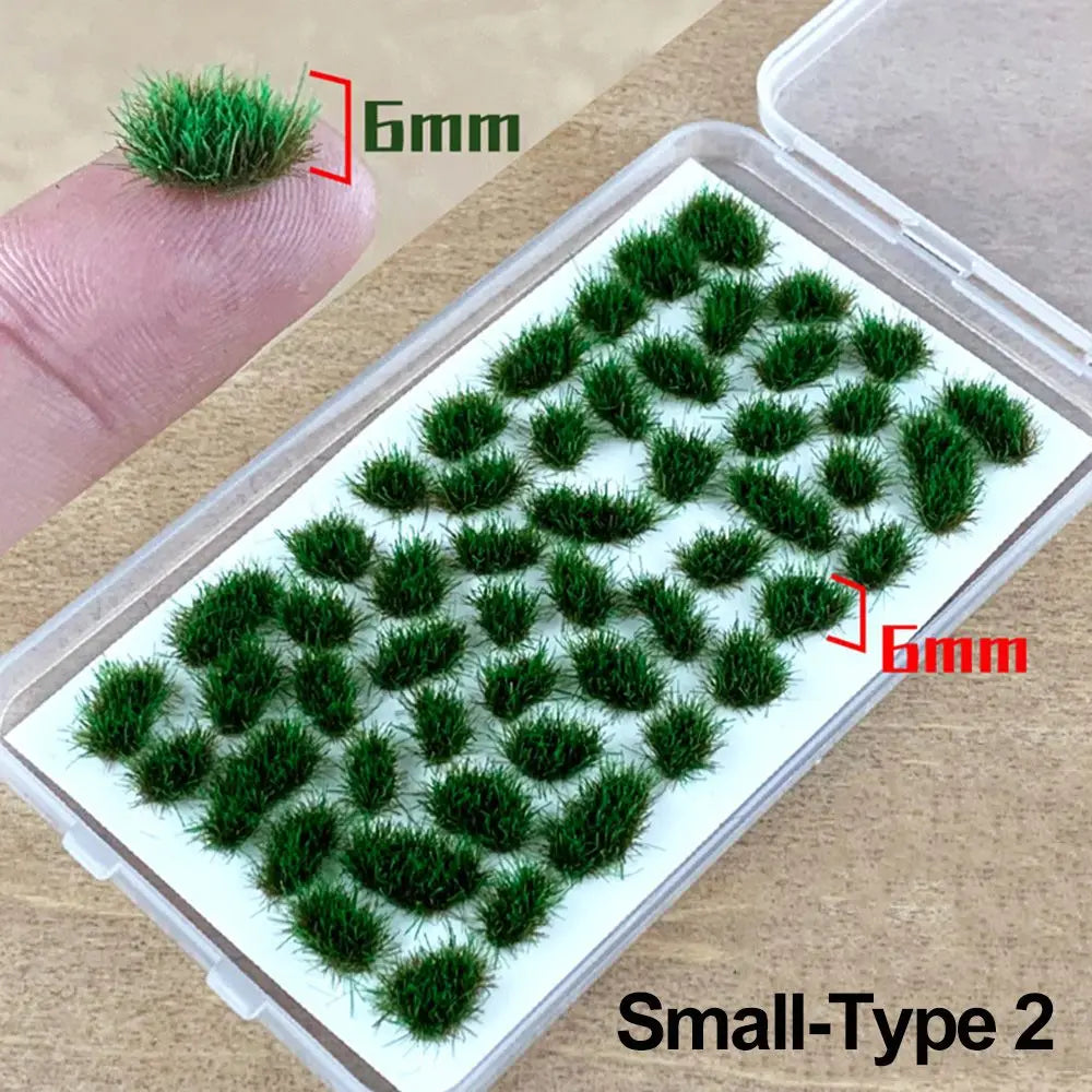 Grass Nest Model Sand Scene DIY Material Realistic Grass Tuft Miniature Grass Bushes Plant Cluster Scenery