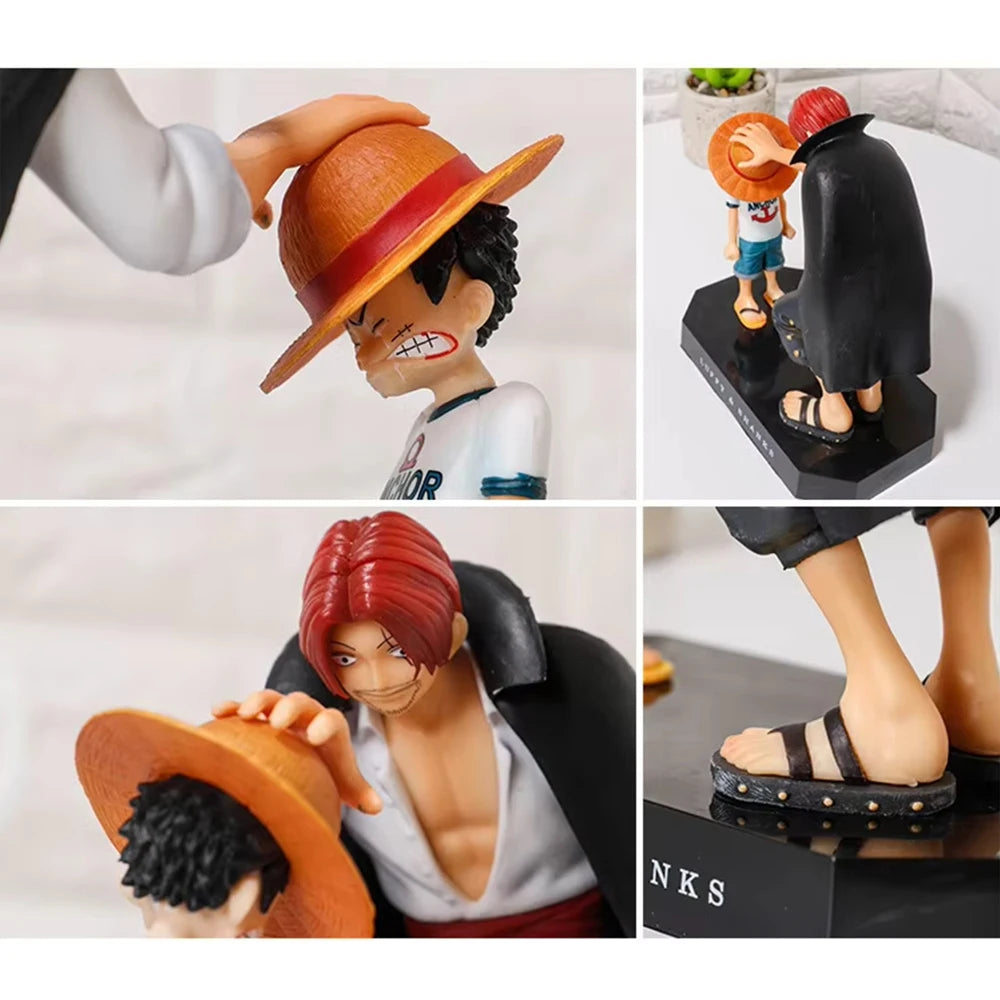 One Piece Anime Figure Four Emperors Shanks Straw Hat Luffy Action Figure