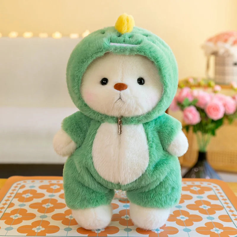 Bear Plush Toy Stuffed Animals Teddy Bear Wear Suit Soft Doll