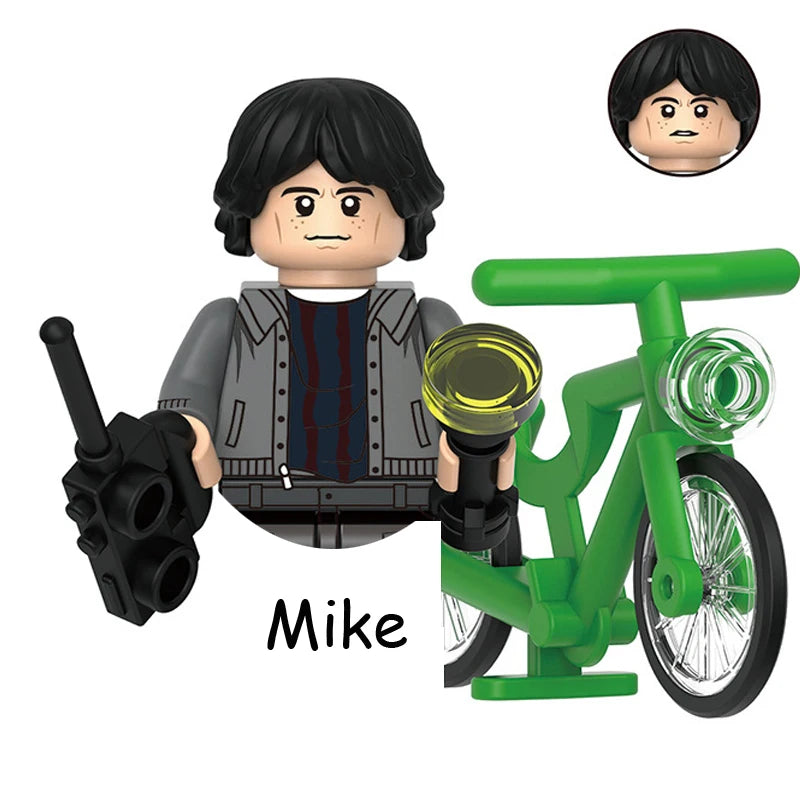 The Terrible Movie Upside Down Dustin Mike Lucas Will Eleven Model Building Blocks