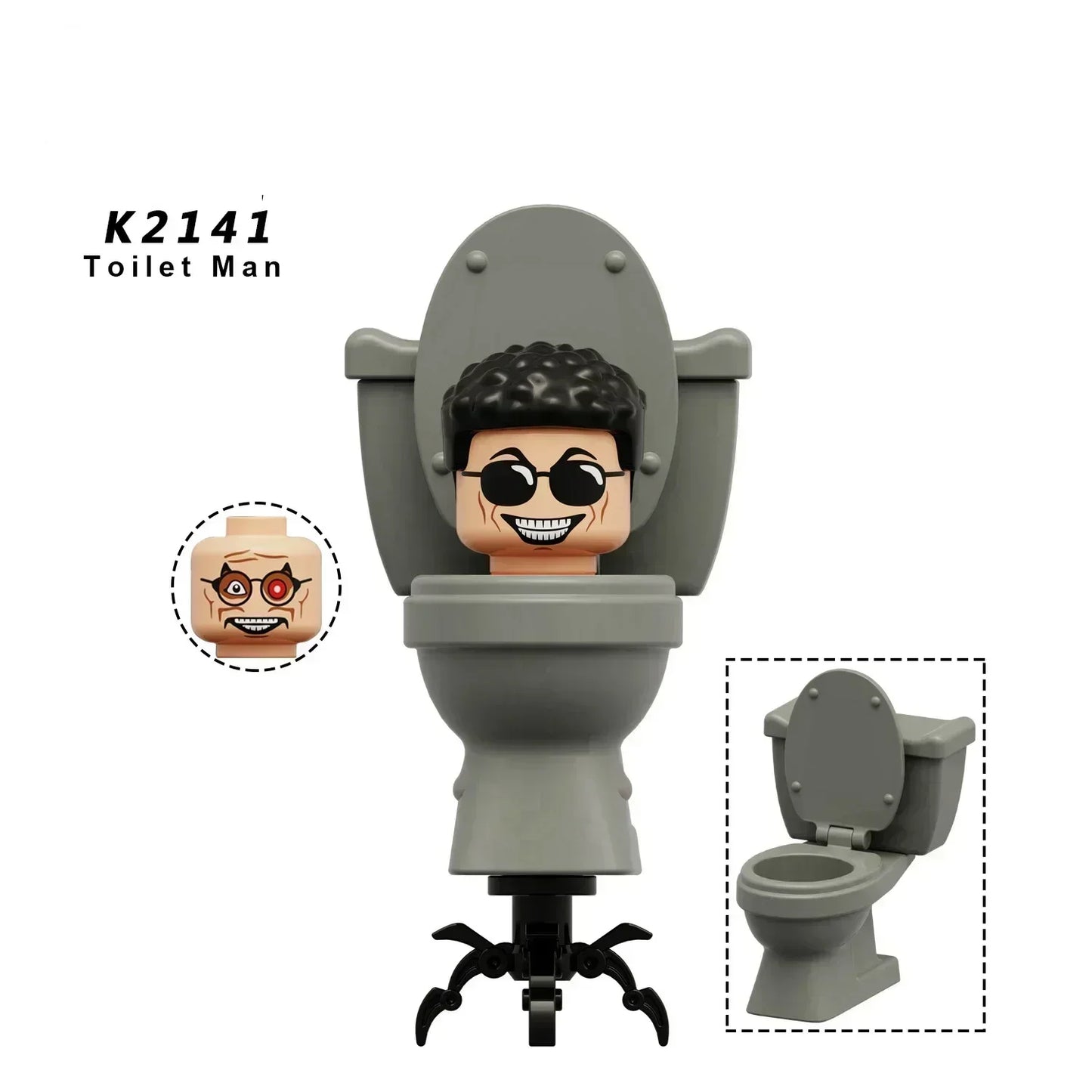 Skibidi Toilet Man Figures Anime Block Toys TvMan Titan Cameraman Speakerman Bricks Model Toy