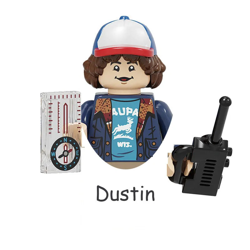 The Terrible Movie Upside Down Dustin Mike Lucas Will Eleven Model Building Blocks