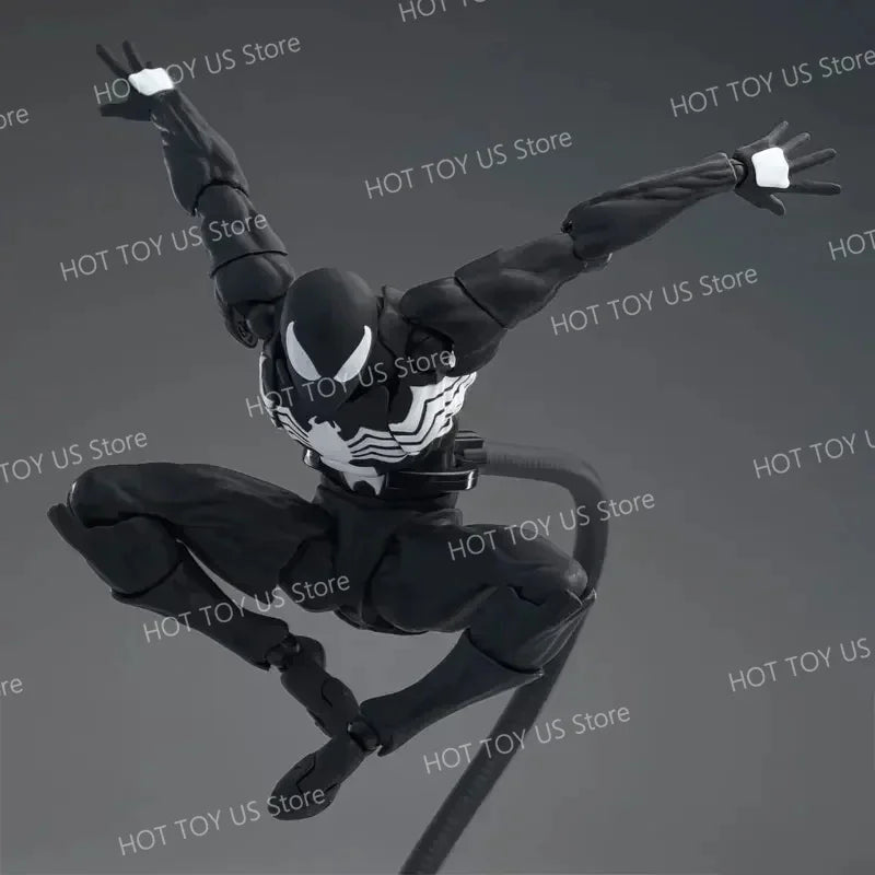 Mess Toys Spider Man Symbiote Spiderman Black Suit Neighbor Scarlet Spider Anime Action Figure