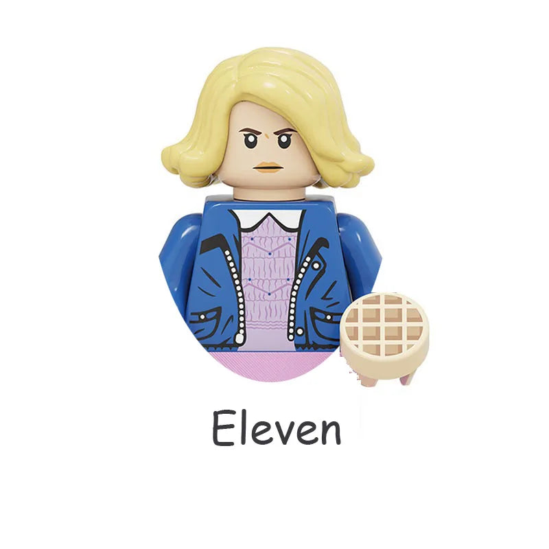 The Terrible Movie Upside Down Dustin Mike Lucas Will Eleven Model Building Blocks