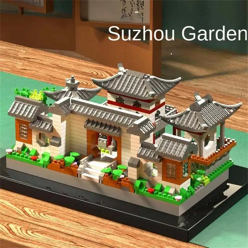 Suzhou Garden Puzzle Micro Particle Assembly Type Building Blocks