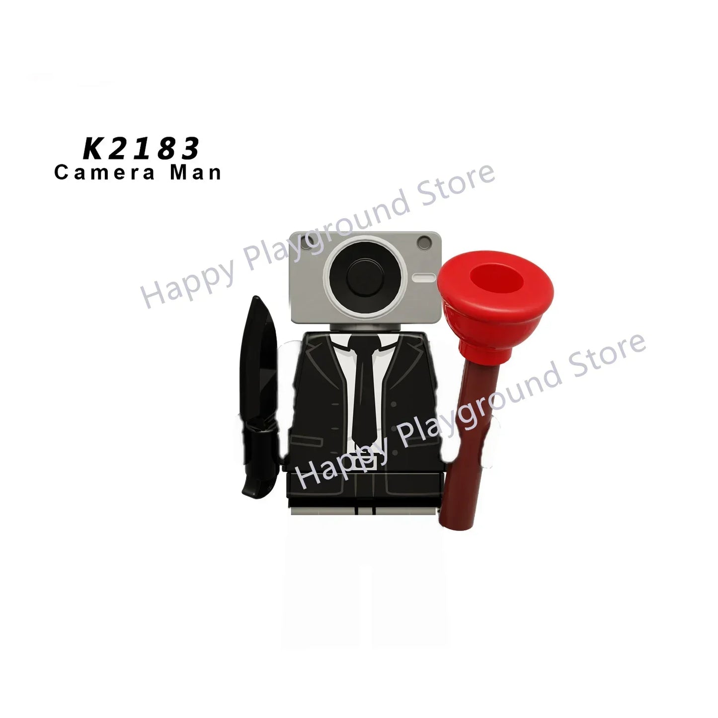 Skibidi Toilet Man Figures Anime Block Toys TvMan Titan Cameraman Speakerman Bricks Model Toy