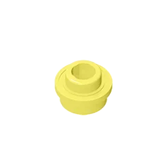 Round 1X1 W. Through Hole Compatible Children's DIY Educational Building Blocks