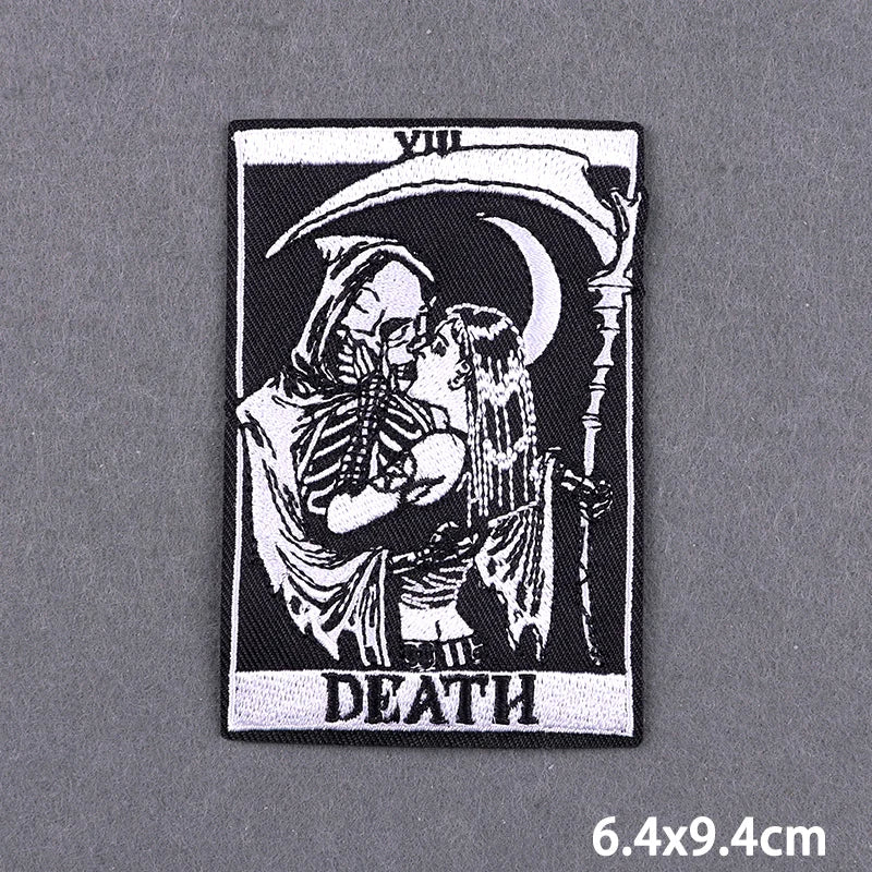 Skull Iron On Patches For Clothing Thermoadhesive Patches On Clothes