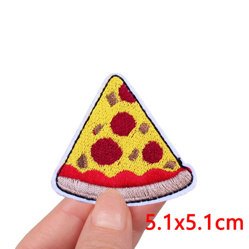 Cartoon/Food Patch Small Animal Embroidery Patches On Clothes DIY Iron On Patches For Clothing