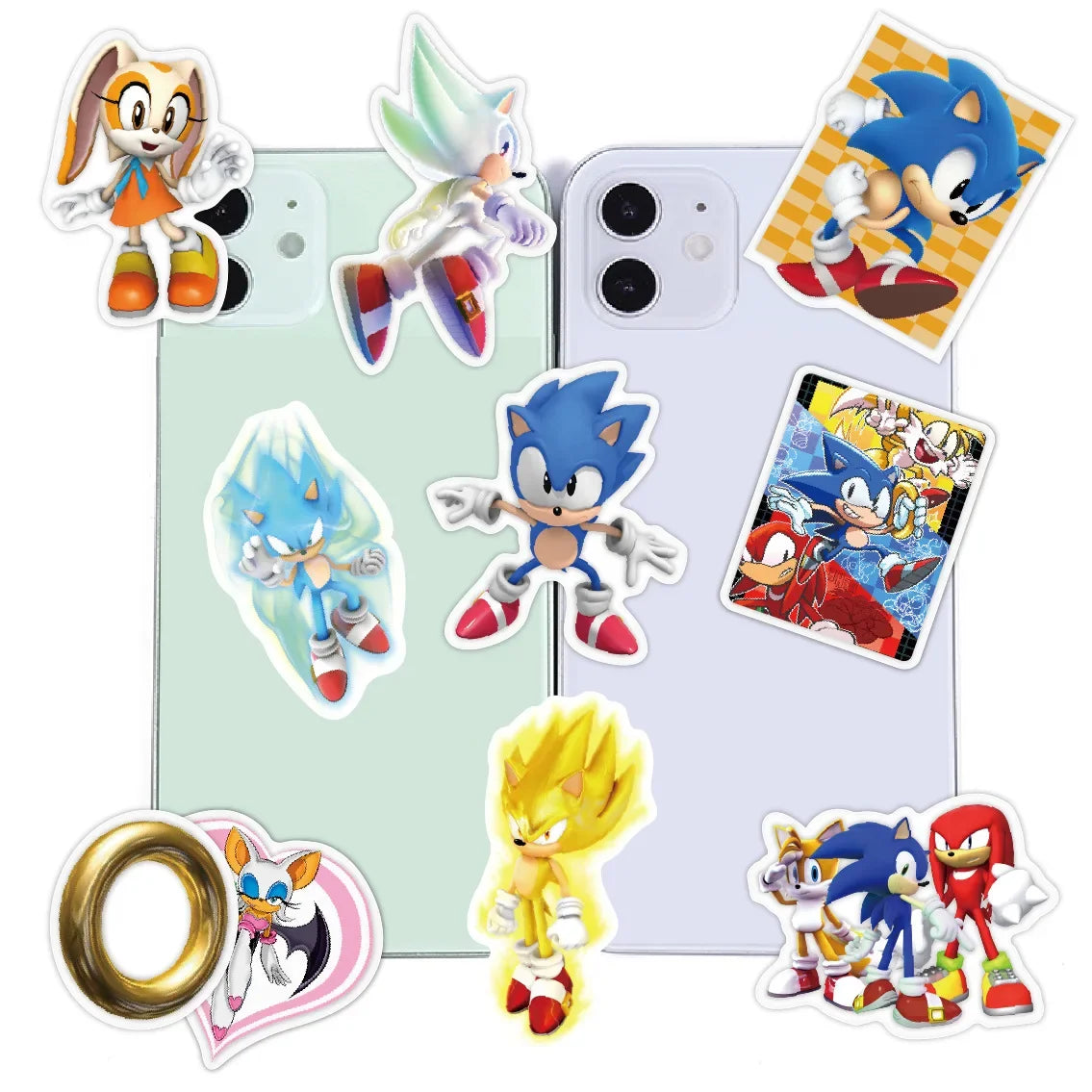 50/100Pcs Anime Sonic Game Cool Cartoon Sticker