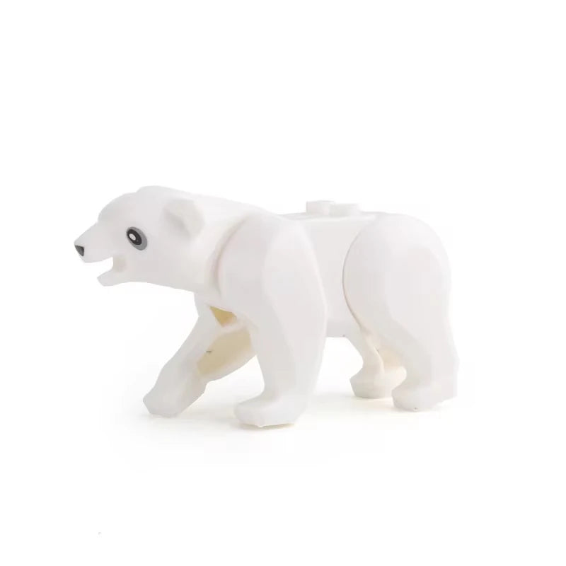 MOC Farm Zoo Animal Building Blocks Kids Toys