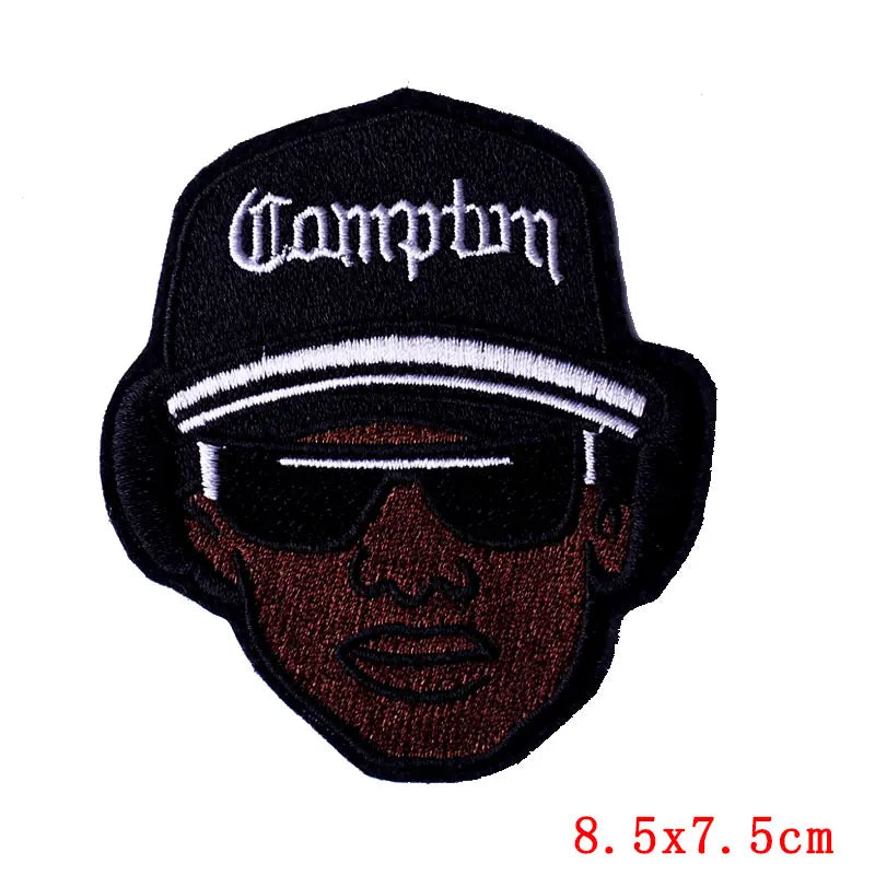 Muscle Animal/Rock Sports Embroidery Patch Iron On Patches For Clothing