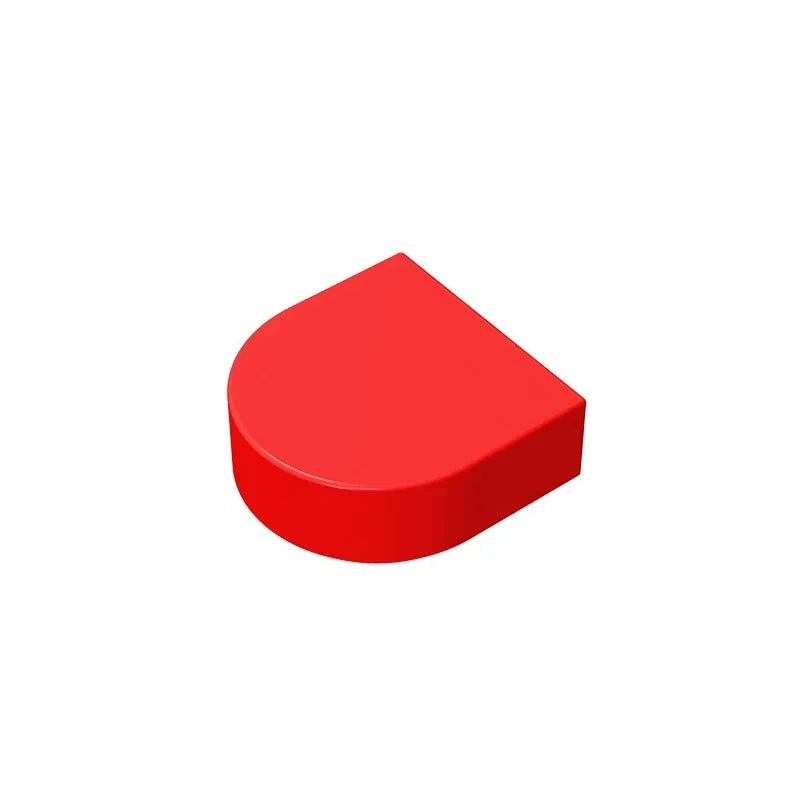 Round 1 x 1 Half Circle Extended (Stadium) Compatible DIY Educational Building Blocks