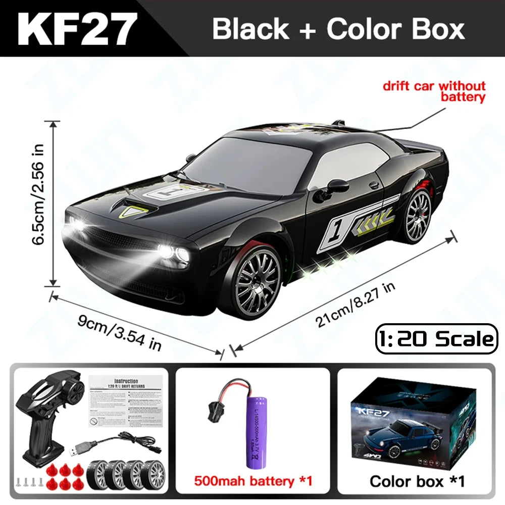 KF27 1:20 4WD RC Drift Racing Car 2.4G with LED Lights