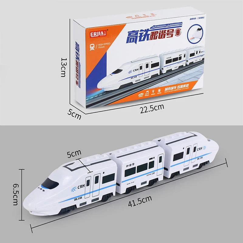 DIY Electric High-Speed Train Toy with Sound & Light