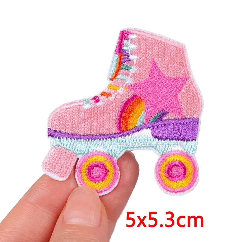 Cartoon/Food Patch Small Animal Embroidery Patches On Clothes DIY Iron On Patches For Clothing