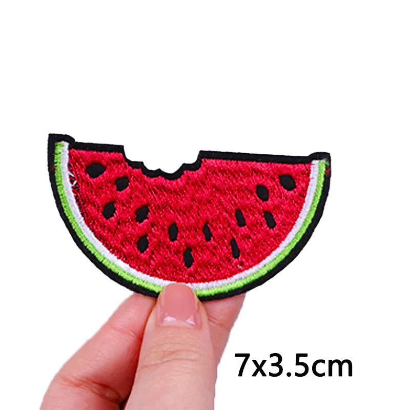 Cartoon/Food Patch Small Animal Embroidery Patches On Clothes DIY Iron On Patches For Clothing