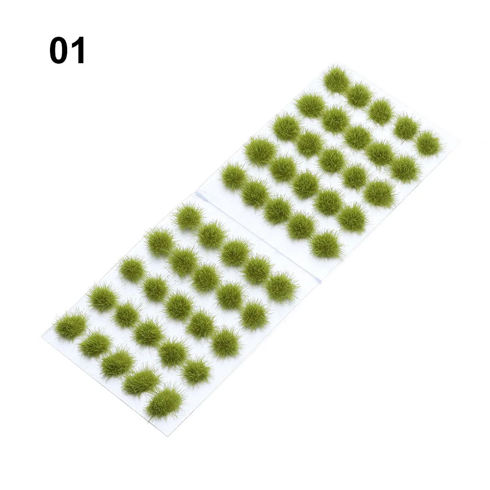 Grass Nest Model Sand Scene DIY Material Realistic Grass Tuft Miniature Grass Bushes Plant Cluster Scenery