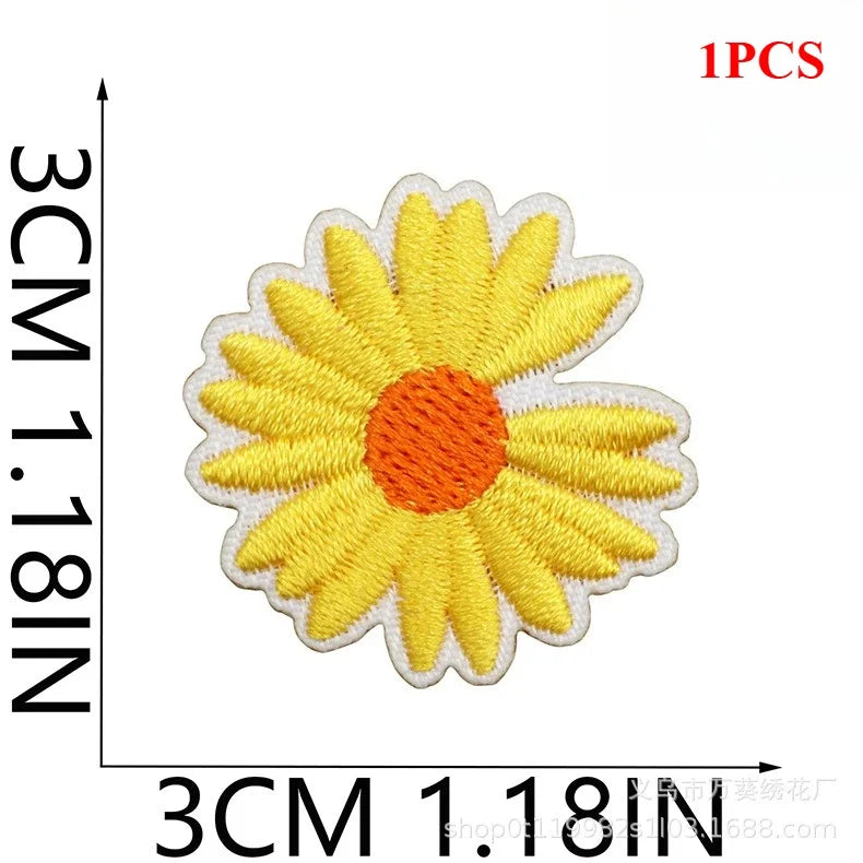 Exquisite Flower Embroidery Patch Sticker Bag Decoration Butterfly Bee Cloth Sticker
