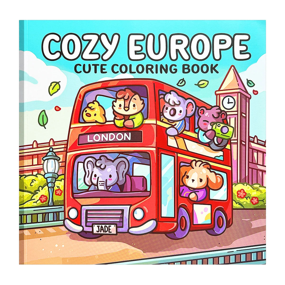 Covering Diverse Themes European and Japanese Styled Coloring Book