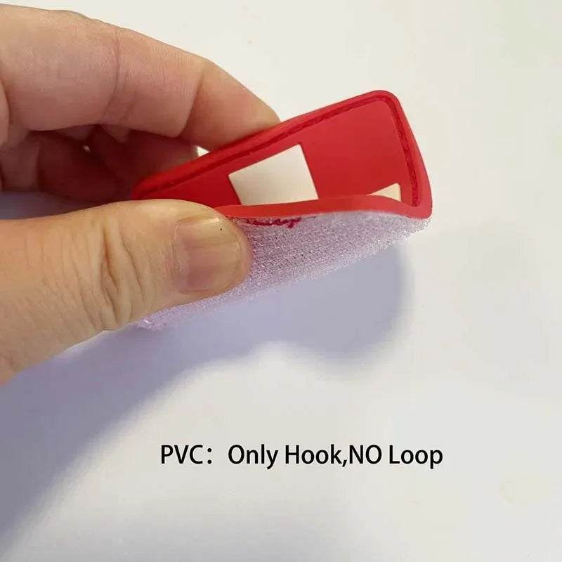 Medical Cross Badge Fabric Applique Embroidery Patch With Hook And Loop