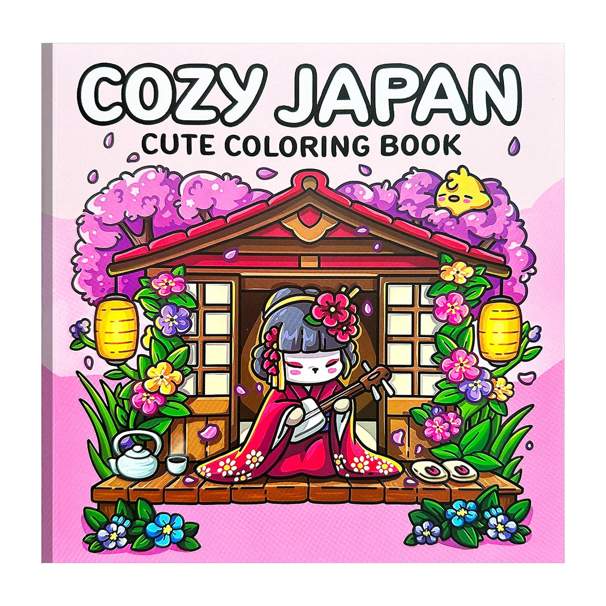 Covering Diverse Themes European and Japanese Styled Coloring Book